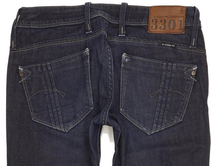 G-Star Elect Women Blue Straight Slim Stretch Jeans W30 L31