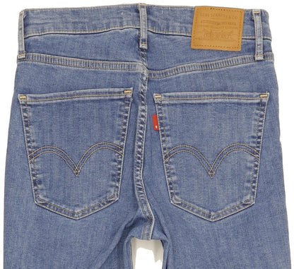 Levi's Mile Blue Skinny Slim Stretch Jeans High Waisted W27 L33