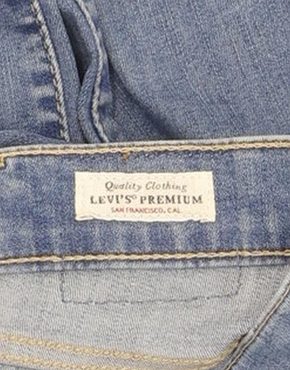 Levi's Mile Blue Skinny Slim Stretch Jeans High Waisted W27 L33