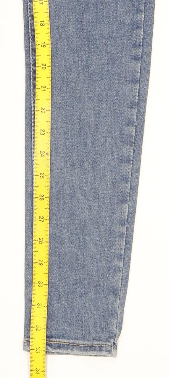 Levi's Mile Blue Skinny Slim Stretch Jeans High Waisted W27 L33