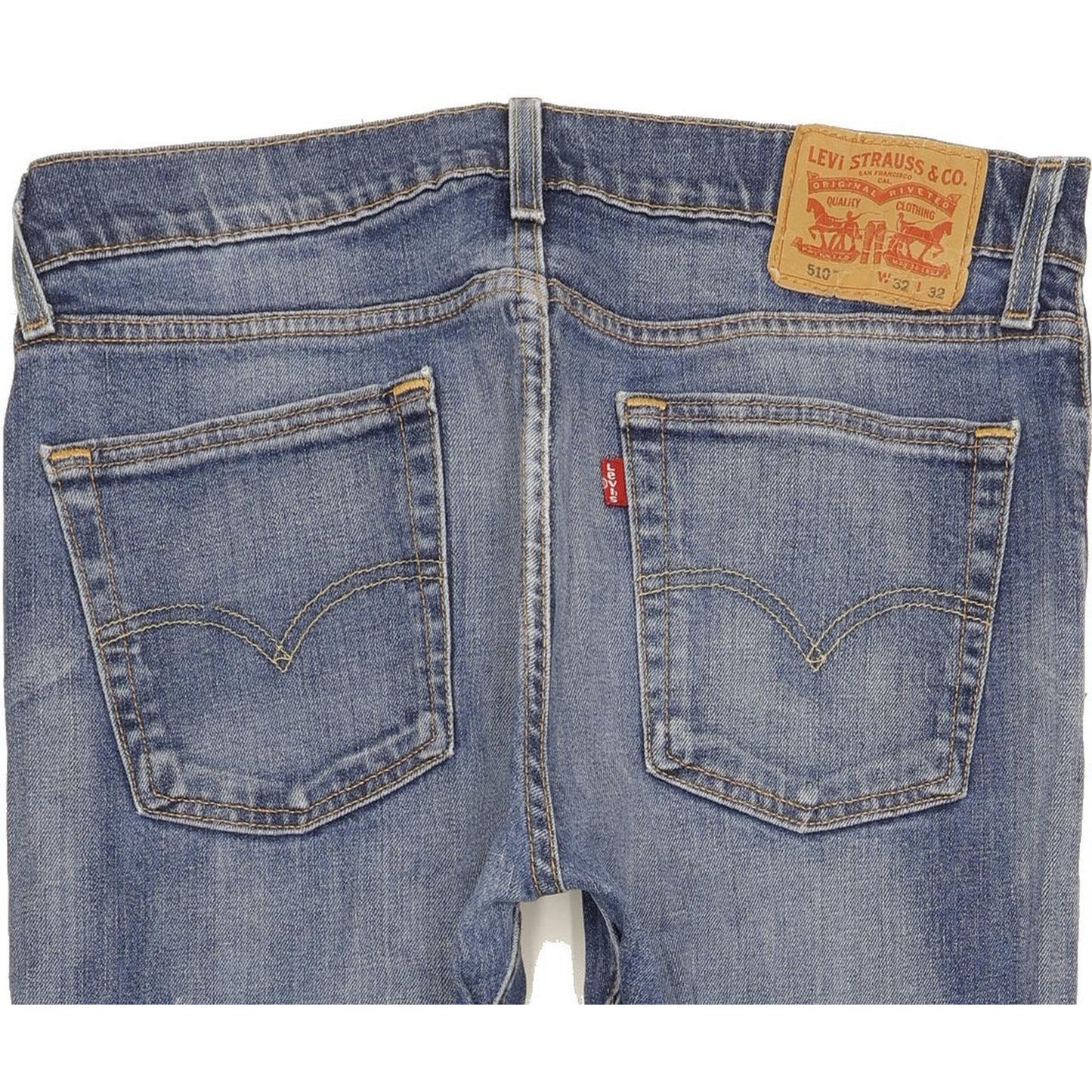 Levi's 510 Men Blue Skinny Slim Stretch Jeans W32 L32
