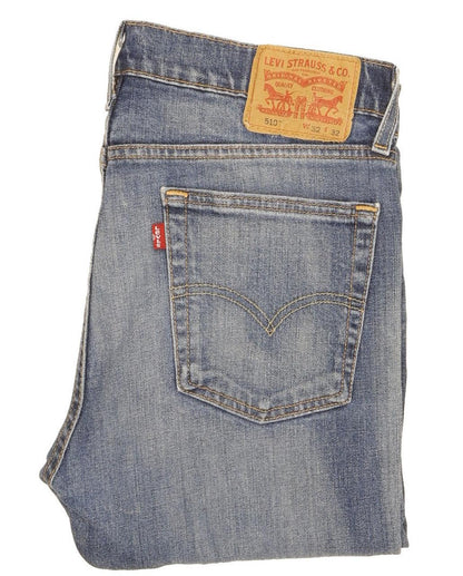 Levi's 510 Men Blue Skinny Slim Stretch Jeans W32 L32