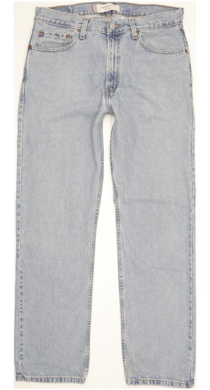 Levi's 505 Men Blue Straight Regular Jeans W34 L32