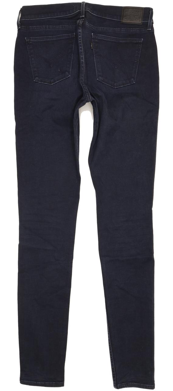 Levi's 710 Super Women Navy Skinny Slim Stretch Jeans W31 L34