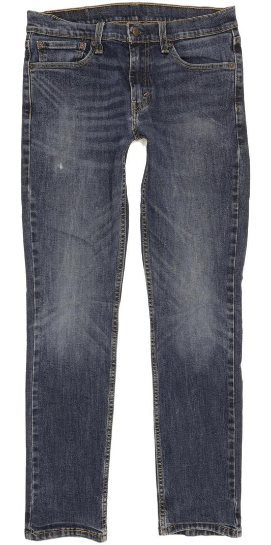 Levi's 511 Men Blue Straight Slim Stretch Jeans W32 L31