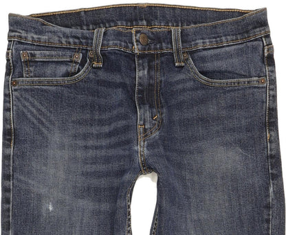 Levi's 511 Men Blue Straight Slim Stretch Jeans W32 L31