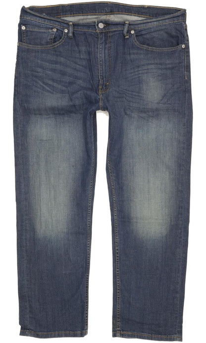 Levi's 505 Men Blue Straight Regular Stretch Jeans W38 L29