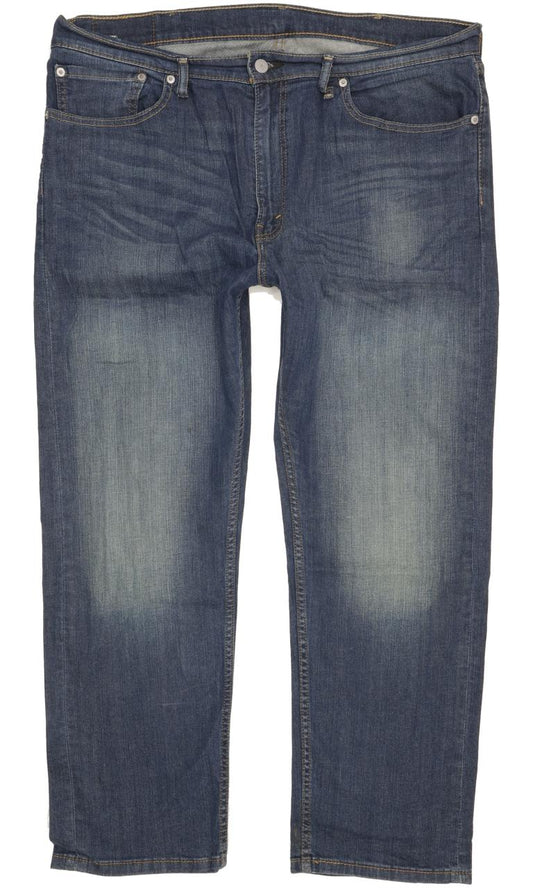 Levi's 505 Men Blue Straight Regular Stretch Jeans W38 L29