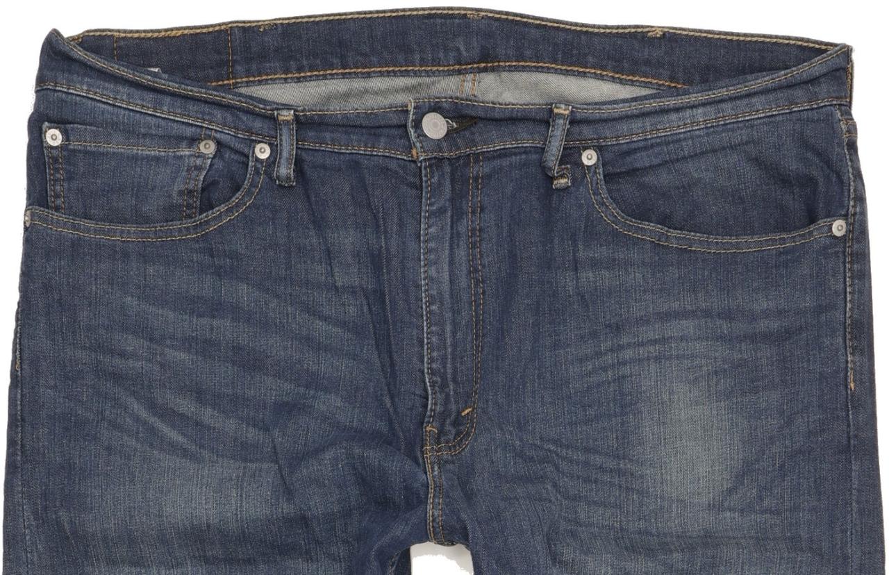 Levi's 505 Men Blue Straight Regular Stretch Jeans W38 L29