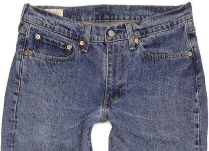 Levi's 514 Blue Straight Slim Stretch Jeans W31 L30