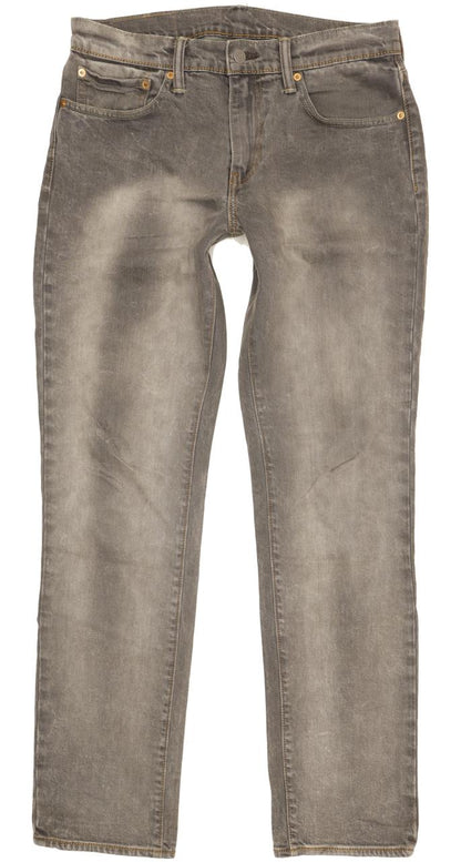 Levi's 511 Men Grey Straight Slim Stretch Jeans W31 L32