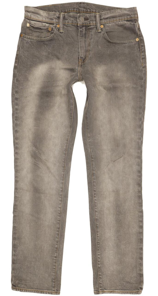 Levi's 511 Men Grey Straight Slim Stretch Jeans W31 L32