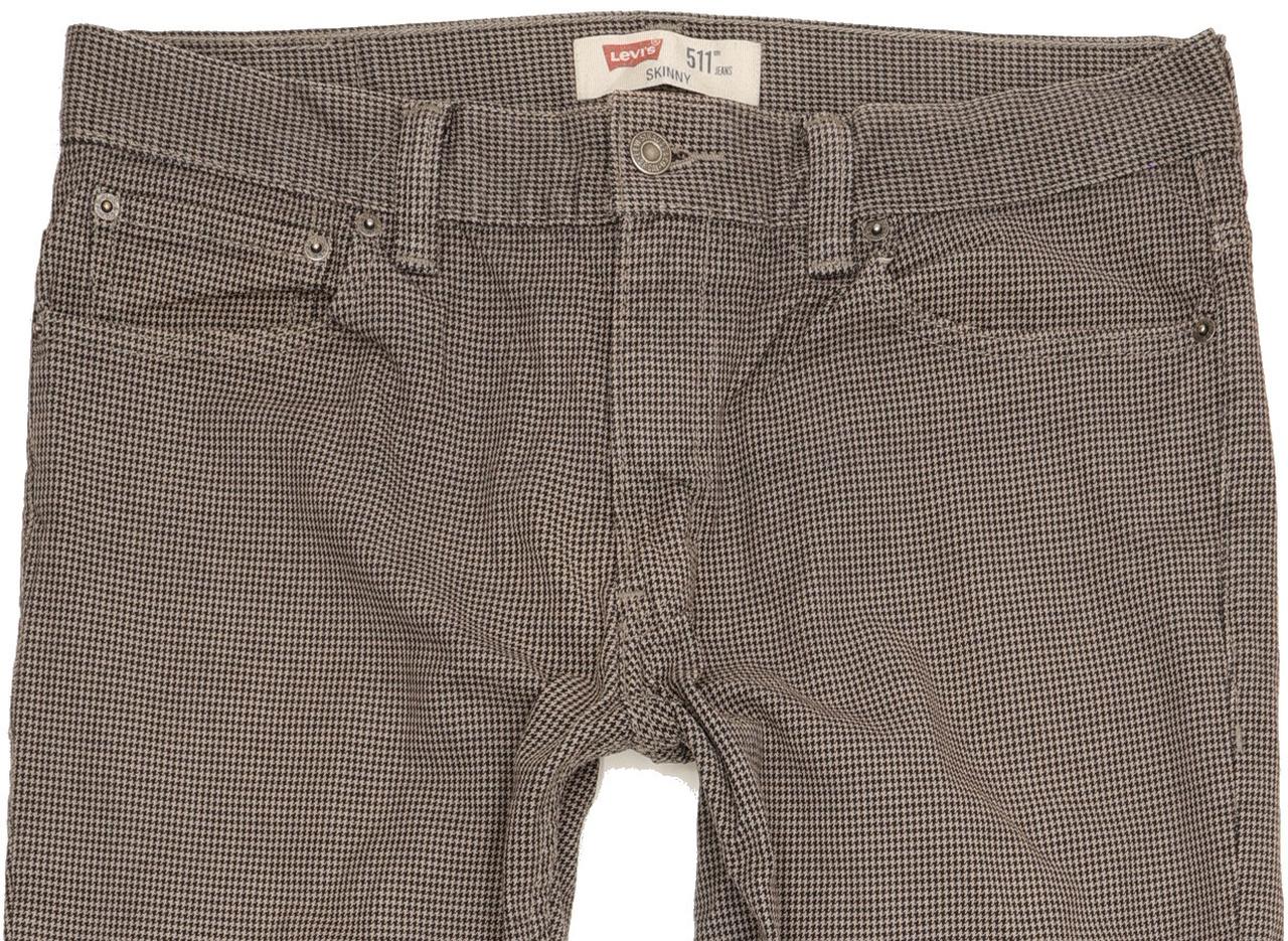 Levi's 511 Men Grey Straight Slim Stretch Jeans W34 L31