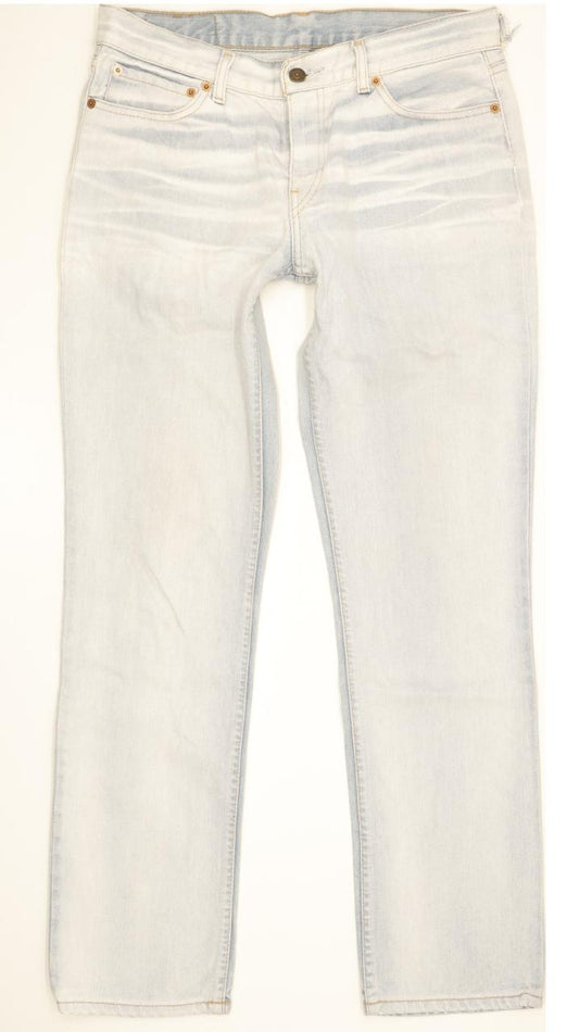 Levi's 546 Women Blue Straight Slim Jeans W30 L31