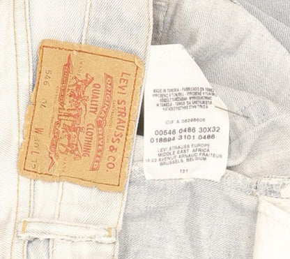 Levi's 546 Women Blue Straight Slim Jeans W30 L31