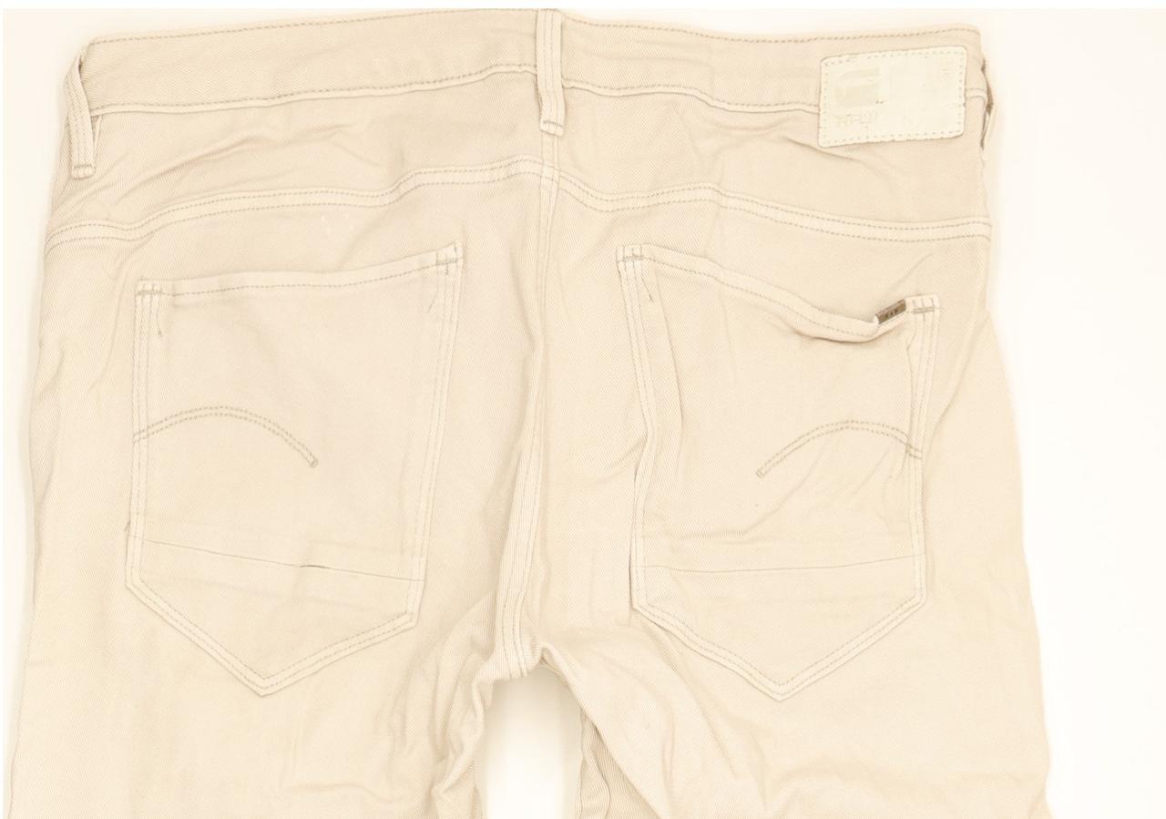 G-Star Arc 3D Women Beige Tapered Slim Boyfriend Stretch Jeans W29 L31
