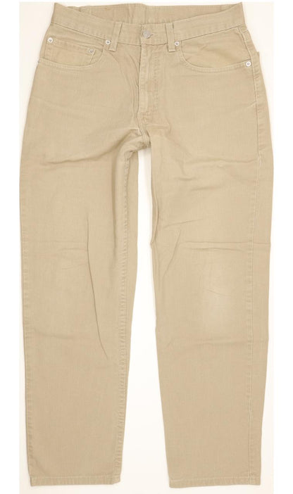 Levi's 550 Made in USA Men Beige Tapered Relaxed Jeans W32 L29