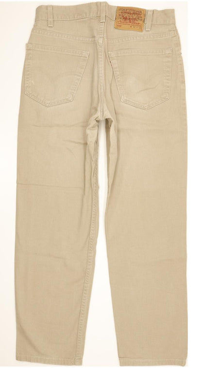 Levi's 550 Made in USA Men Beige Tapered Relaxed Jeans W32 L29