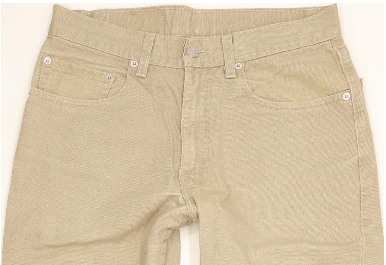 Levi's 550 Made in USA Men Beige Tapered Relaxed Jeans W32 L29