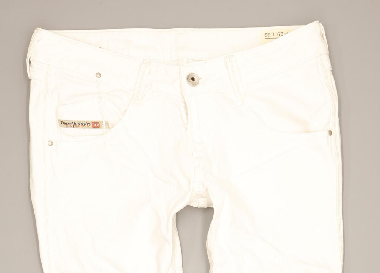 Diesel Clush 008AC Women White Skinny Slim Stretch Jeans W29 L31