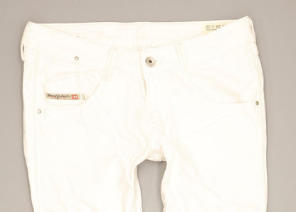 Diesel Clush 008AC Women White Skinny Slim Stretch Jeans W29 L31