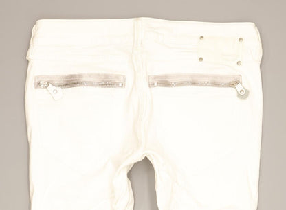 Diesel Clush 008AC Women White Skinny Slim Stretch Jeans W29 L31