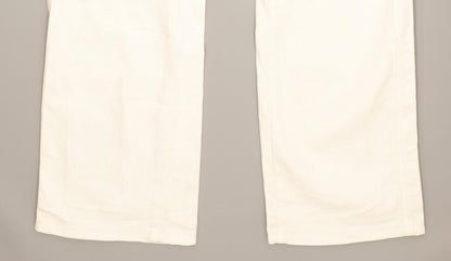 G-Star Saville Women White Straight Slim Jeans W28 L34