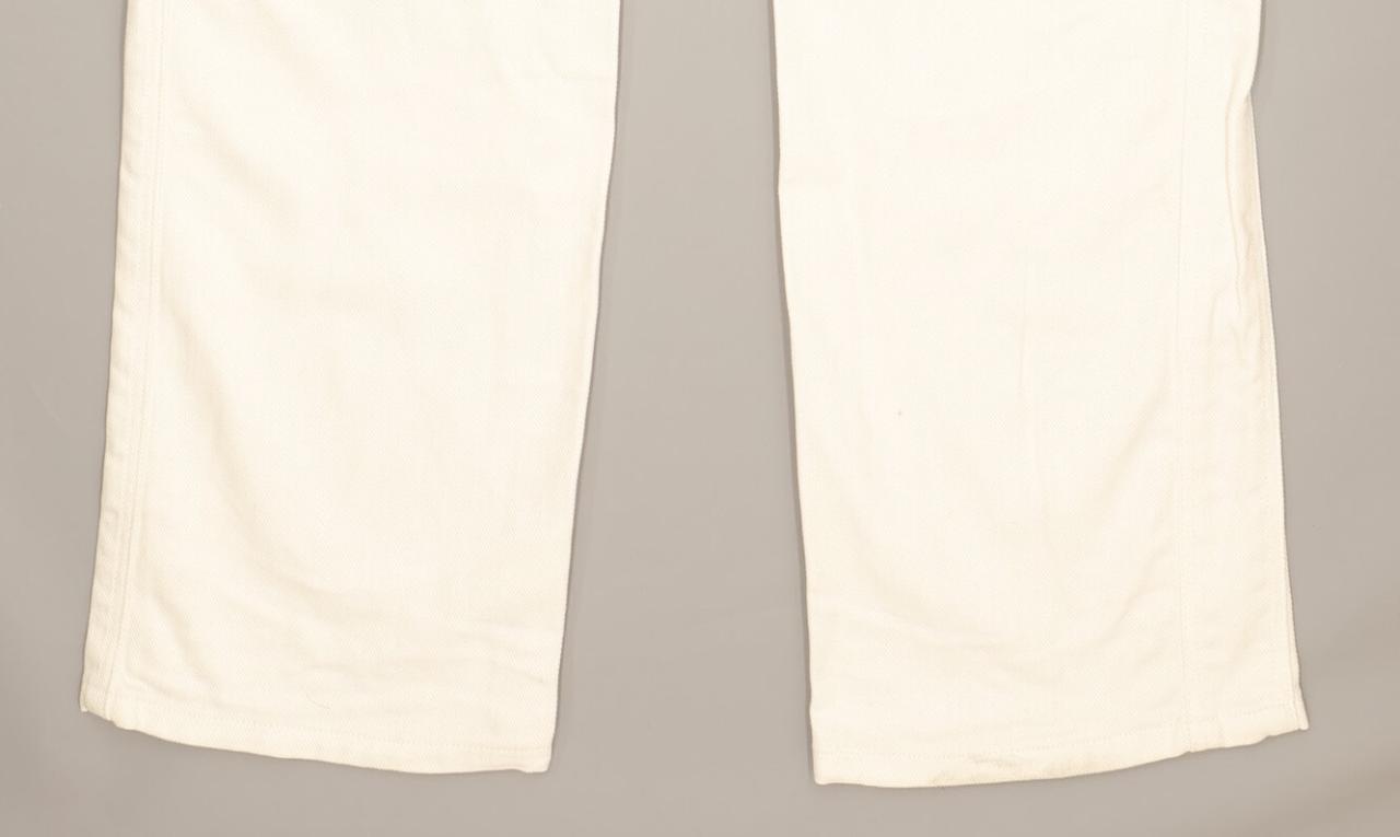 G-Star Saville Women White Straight Slim Jeans W28 L34