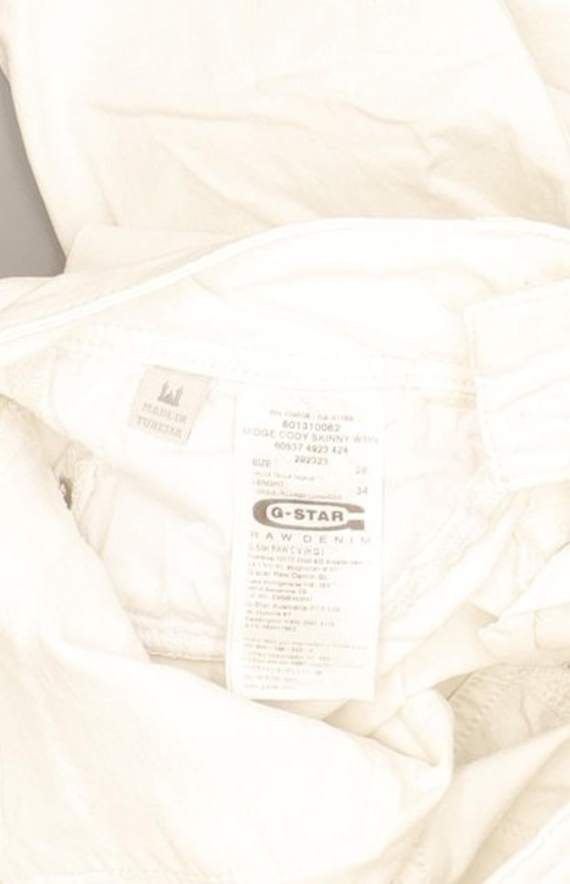 G-Star Midge Cody Women White Skinny Slim Jeans W28 L33