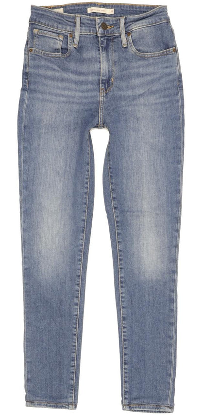 Levi's 721 Women Blue Skinny Slim Stretch Jeans W26 L27