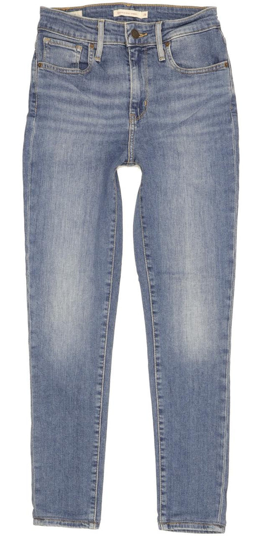 Levi's 721 Women Blue Skinny Slim Stretch Jeans W26 L27