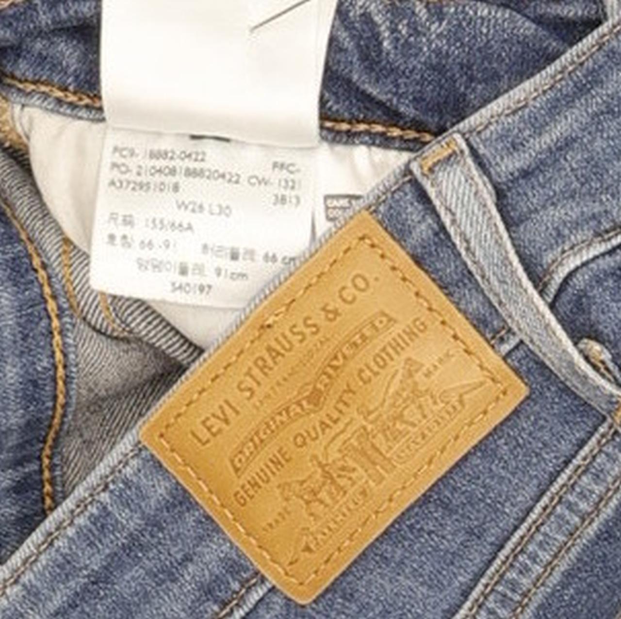 Levi's 721 Women Blue Skinny Slim Stretch Jeans W26 L27