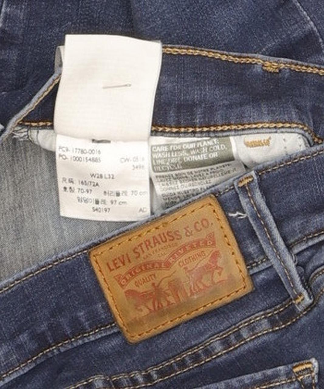 Levi's 710 Super Women Blue Skinny Slim Stretch Jeans W28 L31