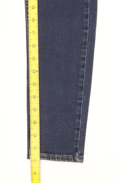 Levi's 710 Super Women Blue Skinny Slim Stretch Jeans W28 L31