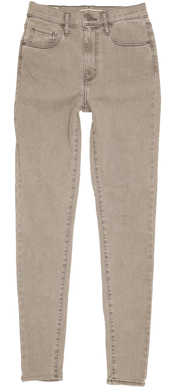 Levi's Mile Grey Skinny Slim Stretch Jeans High Waisted W28 L32