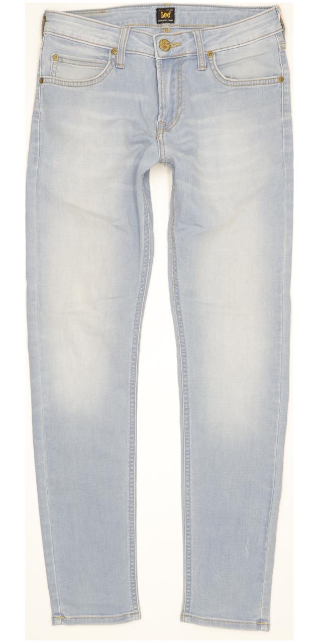 Lee Malone Women Blue Skinny Slim Stretch Jeans W28 L30