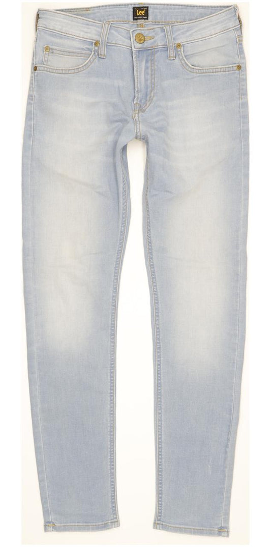 Lee Malone Women Blue Skinny Slim Stretch Jeans W28 L30
