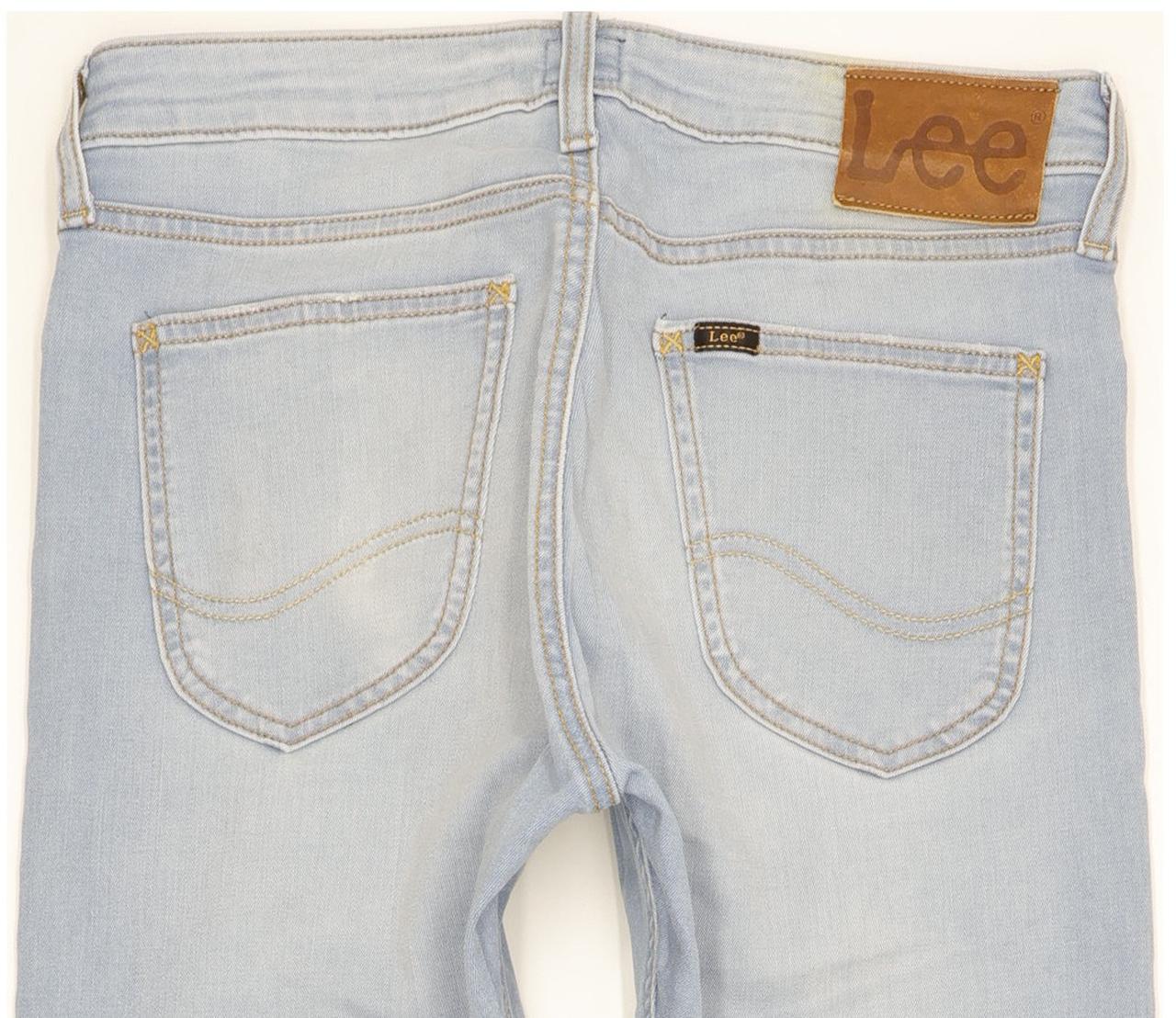 Lee Malone Women Blue Skinny Slim Stretch Jeans W28 L30