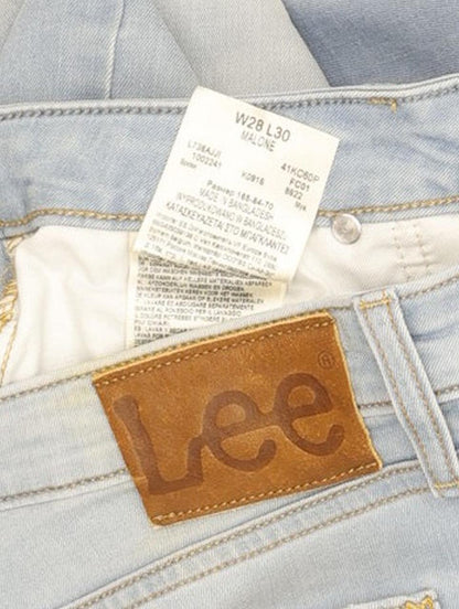Lee Malone Women Blue Skinny Slim Stretch Jeans W28 L30