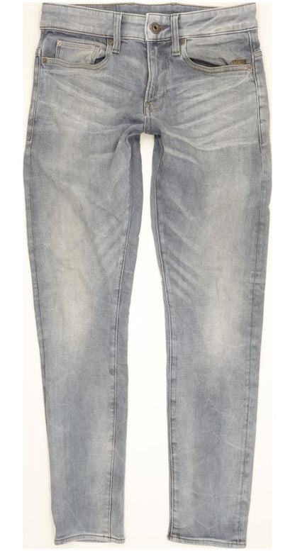 G-Star Revend Men Blue Skinny Slim Stretch Jeans W28 L29