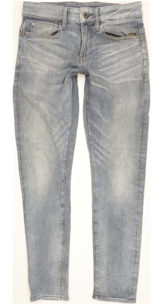 G-Star Revend Men Blue Skinny Slim Stretch Jeans W28 L29