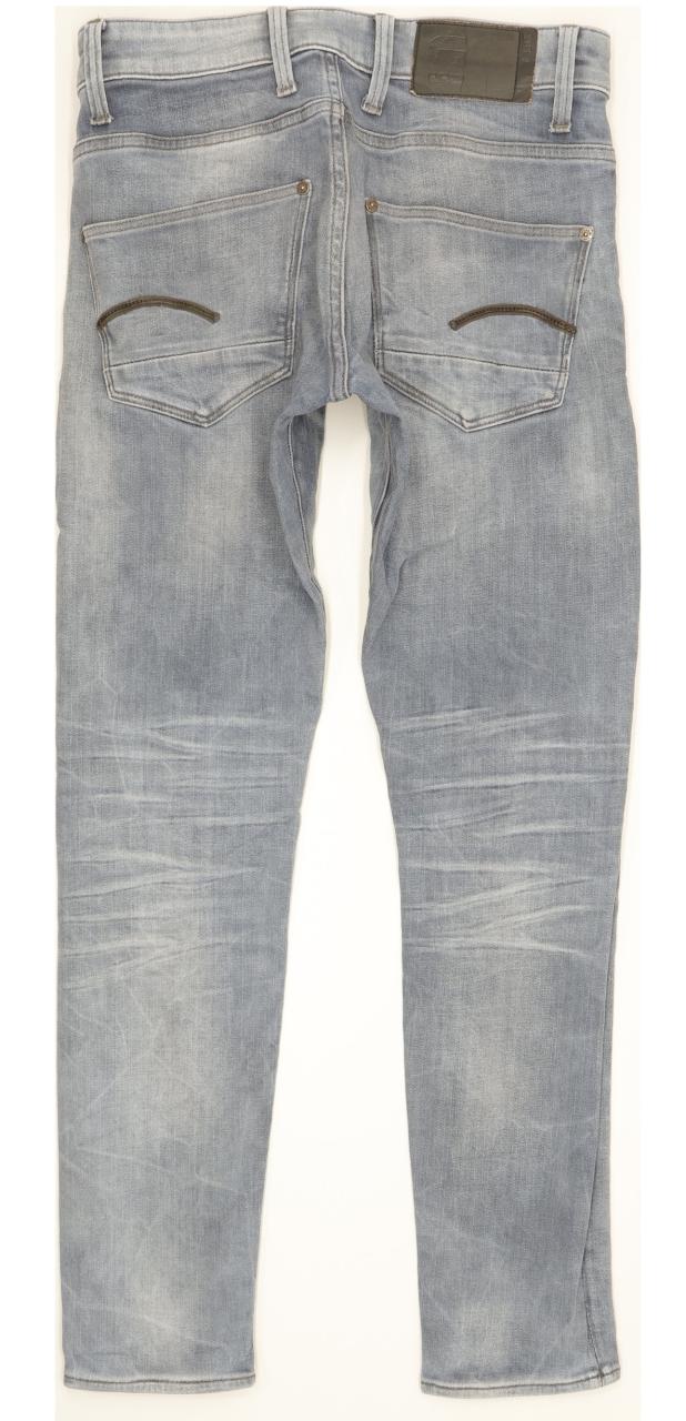 G-Star Revend Men Blue Skinny Slim Stretch Jeans W28 L29