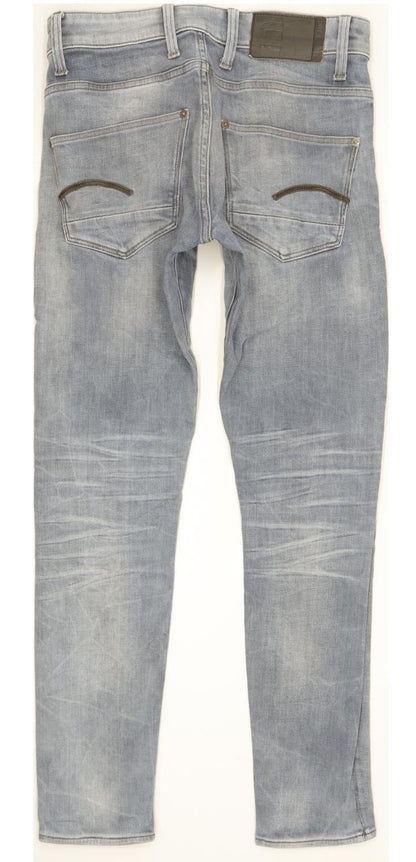 G-Star Revend Men Blue Skinny Slim Stretch Jeans W28 L29