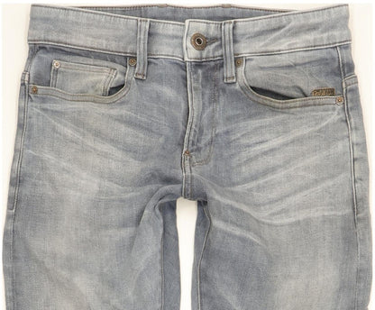 G-Star Revend Men Blue Skinny Slim Stretch Jeans W28 L29
