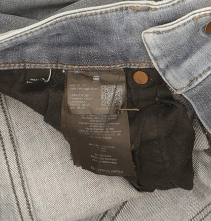G-Star Revend Men Blue Skinny Slim Stretch Jeans W28 L29