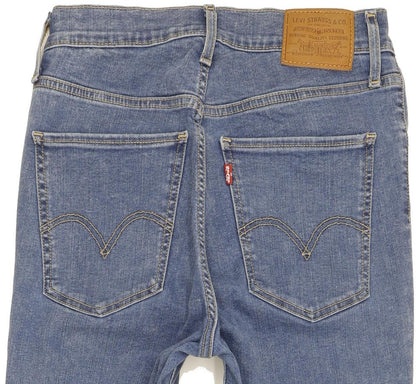 Levi's Mile Blue Skinny Slim Stretch Jeans High Waisted W29 L30
