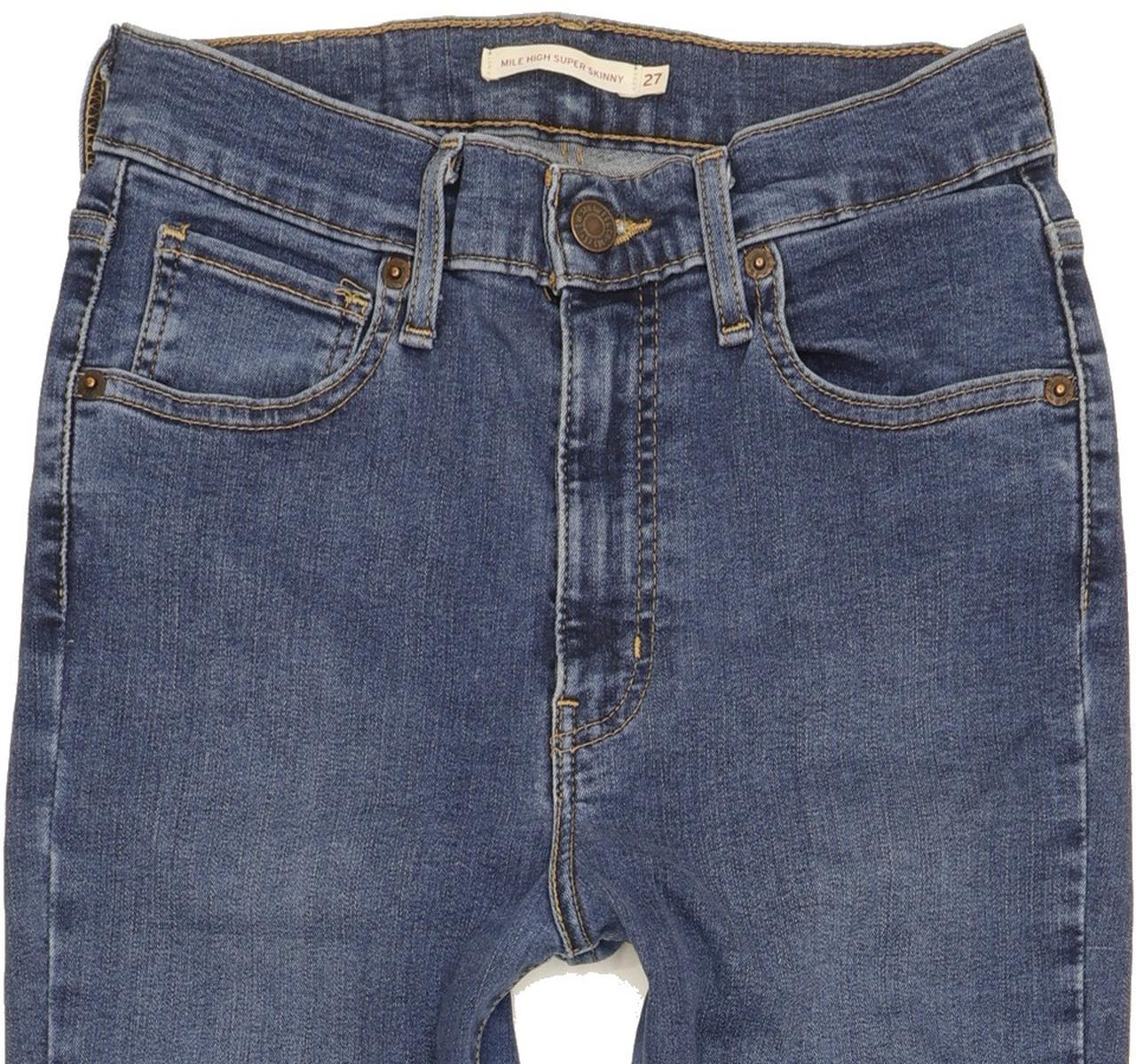 Levi's Mile Women Blue Skinny Slim Stretch Jeans W27 L32