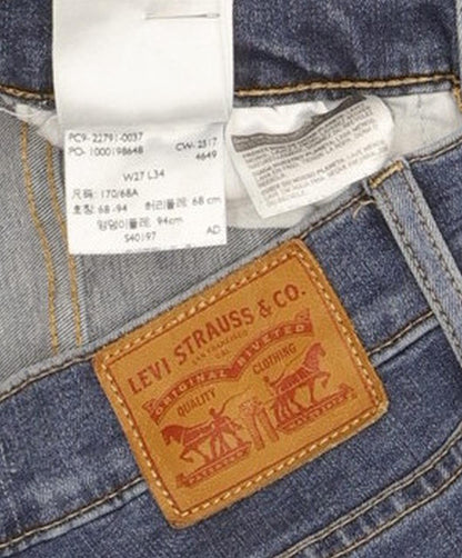 Levi's Mile Women Blue Skinny Slim Stretch Jeans W27 L32