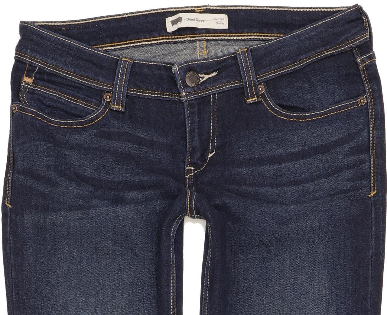 Levi's Demi Curve Women Blue Skinny Slim Stretch Jeans W29 L31