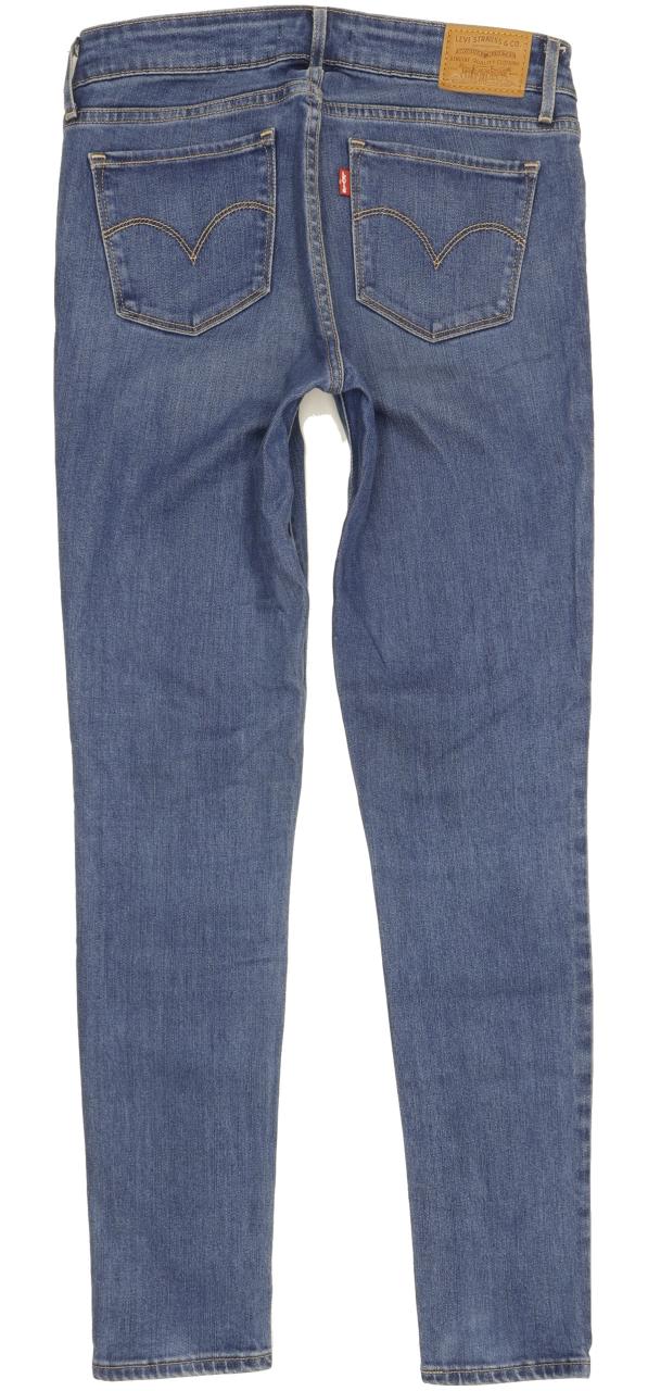 Levi's 711 Women Blue Skinny Slim Stretch Jeans W27 L30